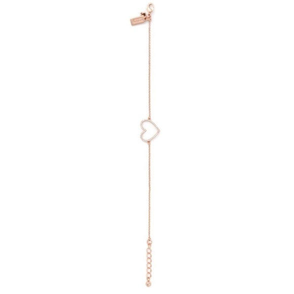 KATE SPADE • Scrunched Scallops Heart Bracelet - Picture 3 of 4